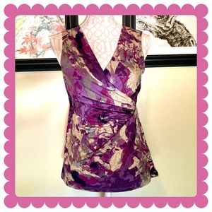 Nic+Zoe multicolored sleeveless top